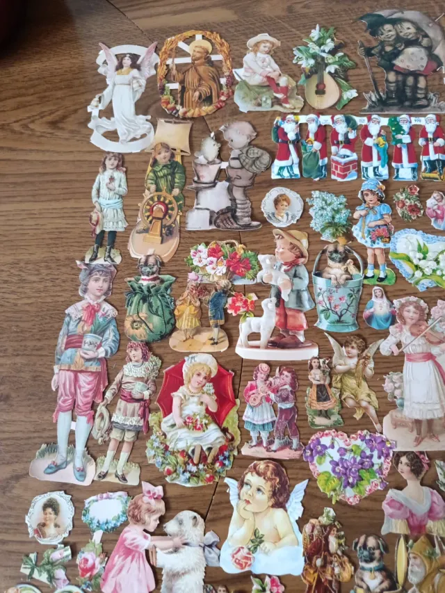 Autocolantes alemães vintage cortados