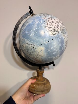 Globo terráqueo de escritorio