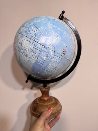 Globo terráqueo de escritorio