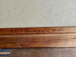 Quadro paesaggio Olio a spatola anni 50/60