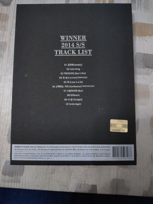 Winner 2014 S/S Álbum Kpop