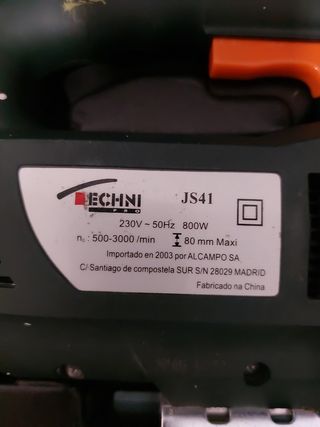 Caladora Echni JS41 para despiece o reparación