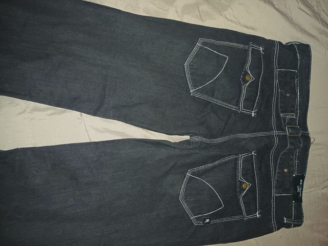 Vaquero hombre vintage azul