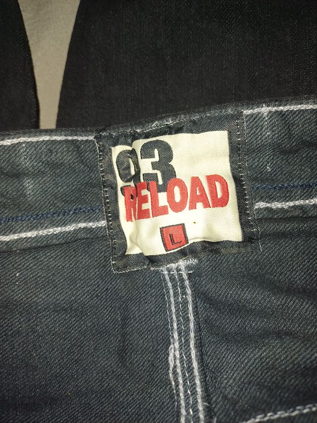 Vaquero hombre vintage azul