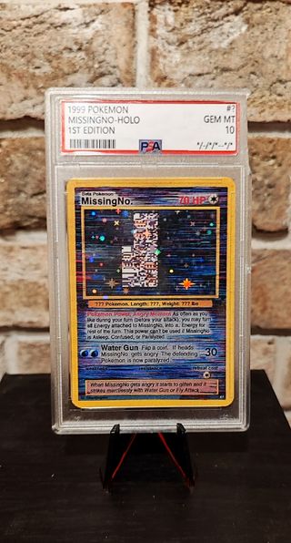 Pokémon Missingno Holo 1st f.c