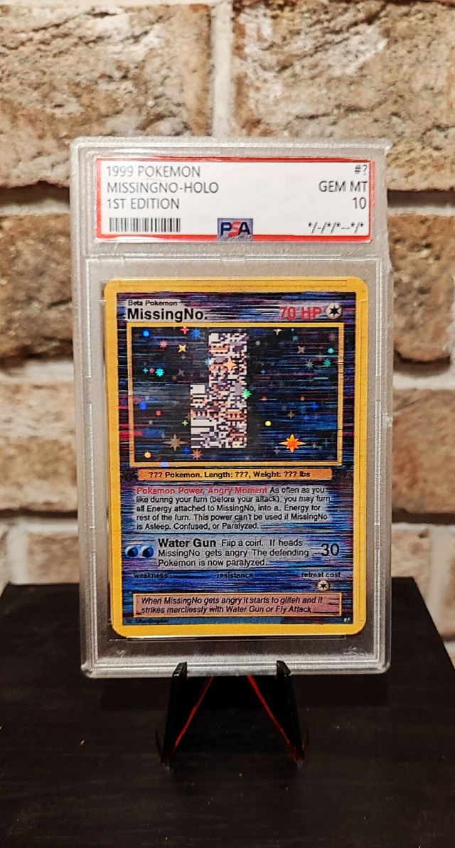 Pokémon Missingno Holo 1st f.c