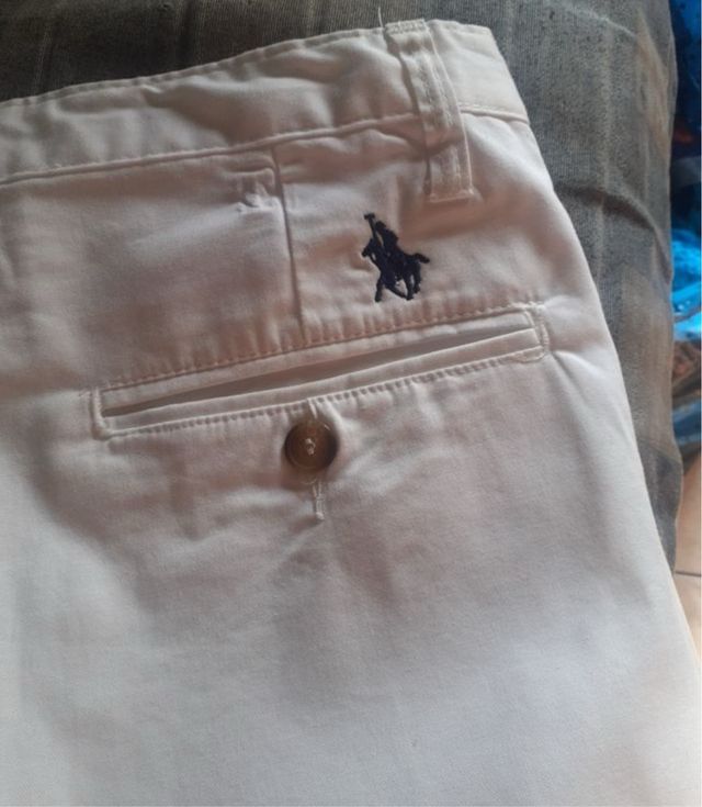 Pantalón Ralph Lauren Blanco mujer talla 40