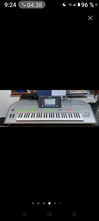 Yamaha Tyros 2+ soporte+altavoces+atril