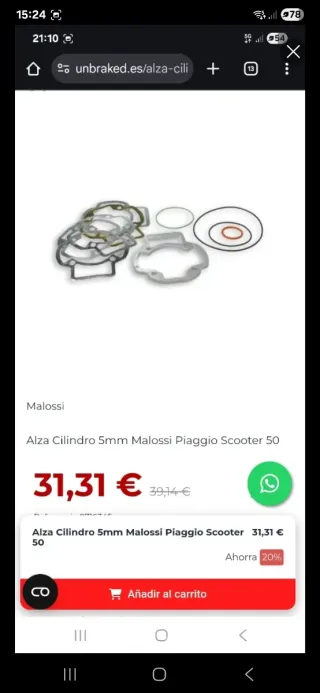 Motor Malossi Piaggio Zip