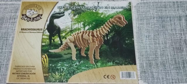 Kit Construcción Madera Brachiosaurus