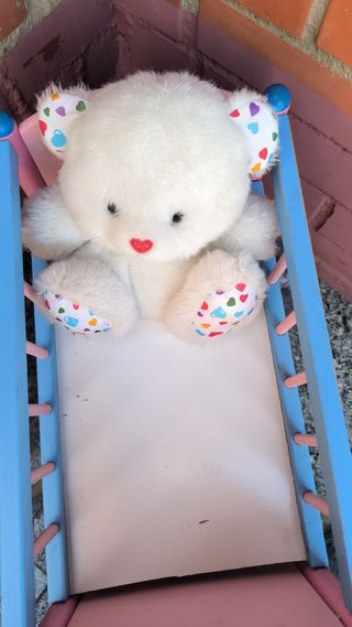 Cuna de juguete de madera Baby Born