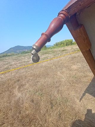 Cuna de madera nogal