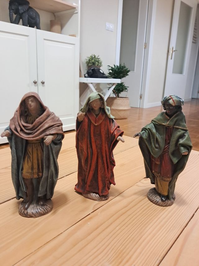 Figuras Pastores Artesanales para belenes.