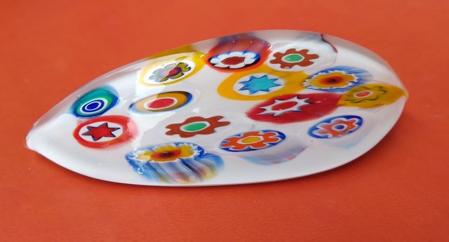 Fermacapelli Murano Vetro Millefiori