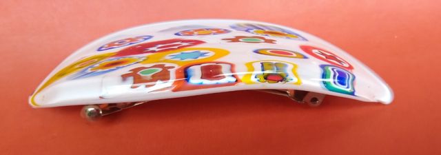 Fermacapelli Murano Vetro Millefiori