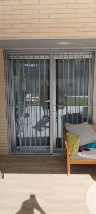 Rejas con puerta