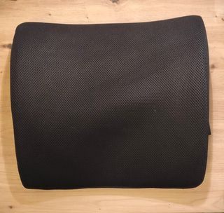 Cojín Lumbar Viscoelástico Negro