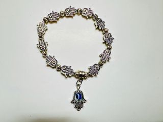2 Pulseras Hamsa Mano de Fátima