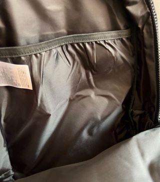 Mochila Jordan acolchada negra nueva