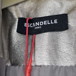 Blazer Escandelle Paris polipiel plateada