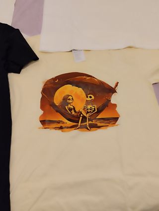Camiseta San Valentín Jack y Sally Mogollollo