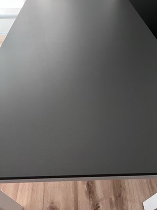 Tablero de mesa gris grafito 160x80 cm Ofitres