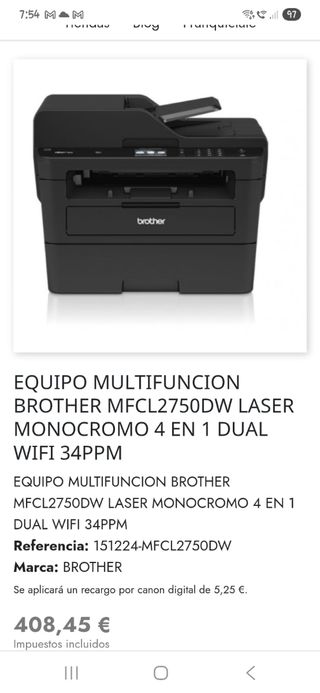 IMPRESORA BROTHER MULTIFUNCION