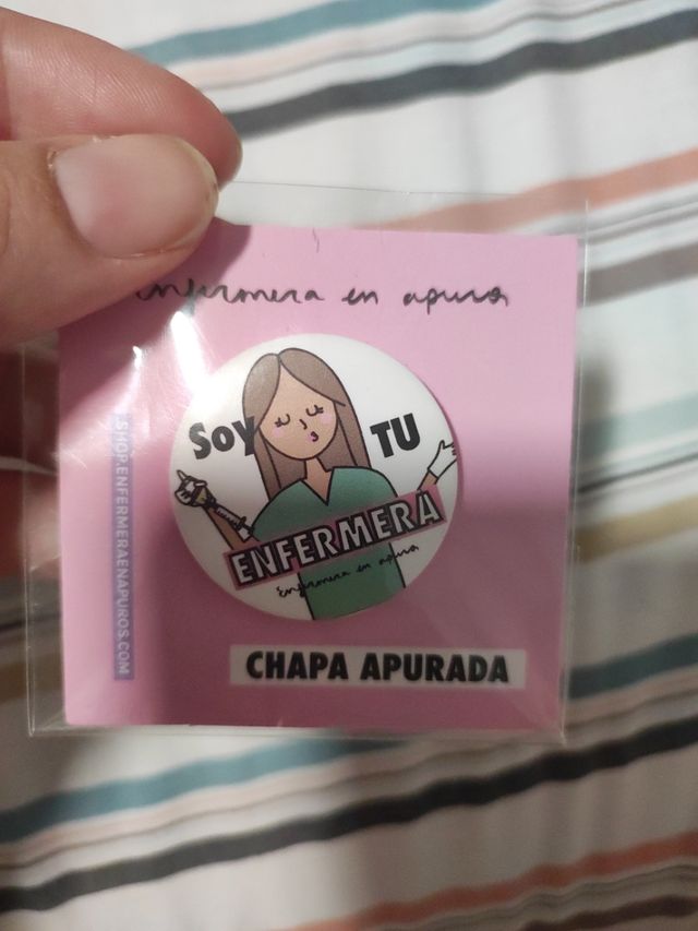 Chapas Enfermera Chapa Apurada