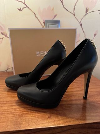 Zapatos Michael Kors Negros Tacón Plataforma