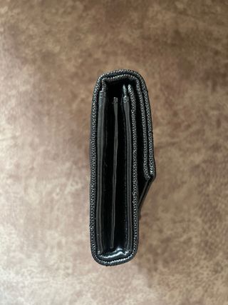 Monedero YSL Negro y Dorado