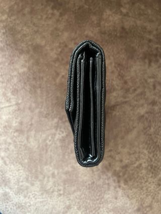 Monedero YSL Negro y Dorado