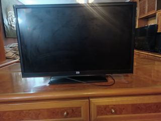 Televisión TD Systems Negra no es smart Tv