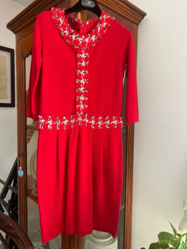 Carolina Herrera vestido t5, 36/38.Como nuevo