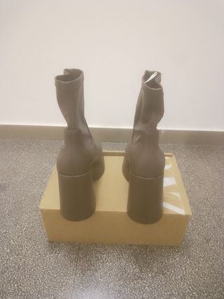 Botines Pull&Bear Marrón Mujer