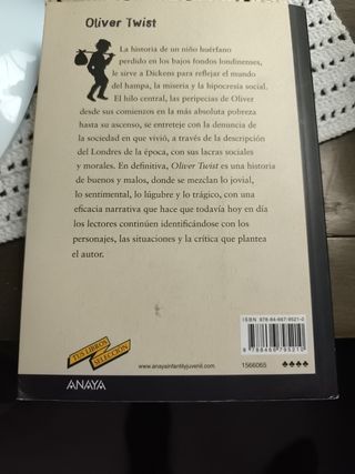 Libro Oliver Twist - Charles Dickens