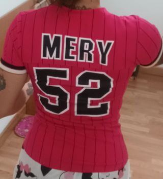 Camiseta Béisbol Mujer Tim Carter Talla XS