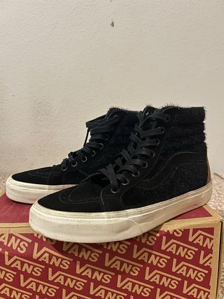 Botines Vans SK8-Hi Negro Pelo