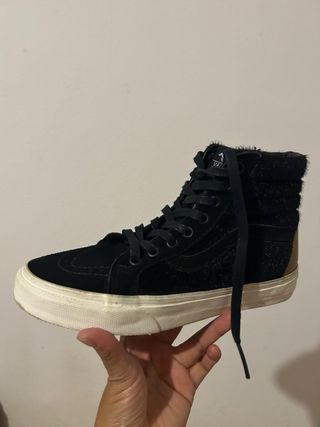 Botines Vans SK8-Hi Negro Pelo