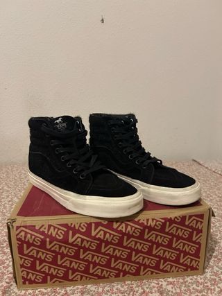 Botines Vans SK8-Hi Negro Pelo