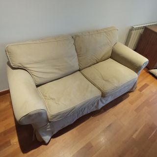 Sofá 2 Plazas IKEA EKTORP Beige