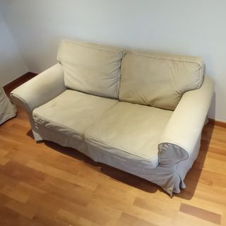 Sofá 2 Plazas IKEA EKTORP Beige