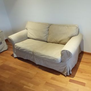 Sofá 2 Plazas IKEA EKTORP Beige