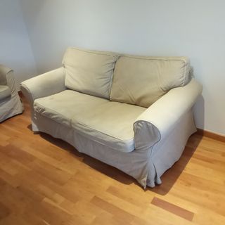 Sofá 2 Plazas IKEA EKTORP Beige