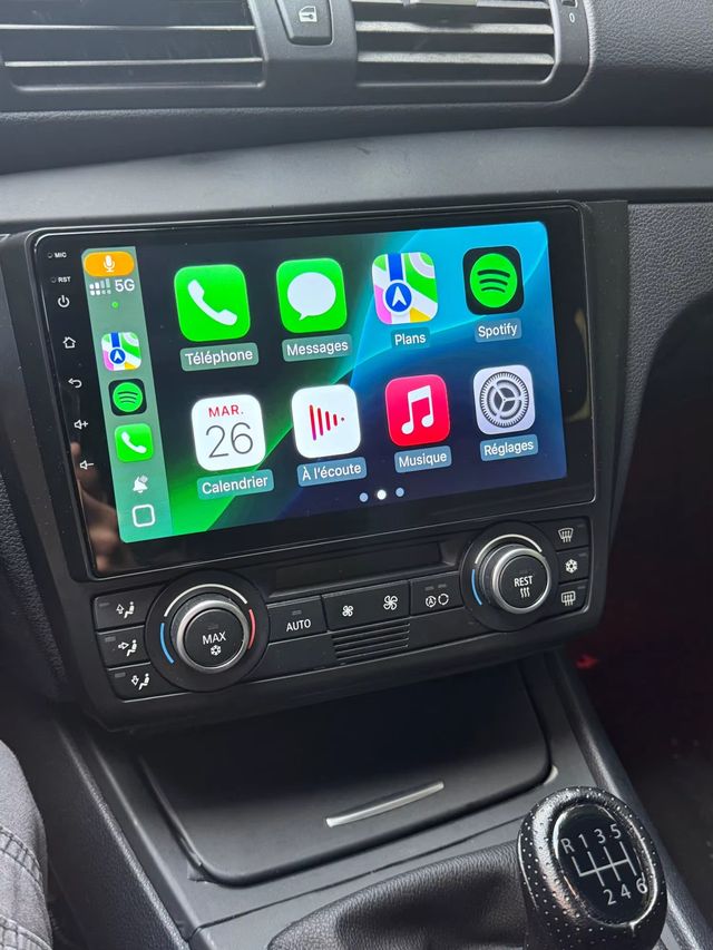 RADIO PANTALLA CARPLAY PARA Bmw serie 1 e81/e82