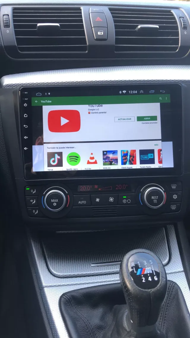 RADIO PANTALLA CARPLAY PARA Bmw serie 1 e81/e82