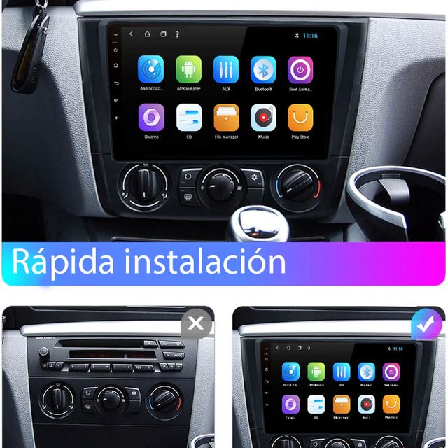 RADIO PANTALLA CARPLAY PARA Bmw serie 1 e81/e82