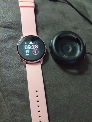 Reloj Marea Negro y Rosa