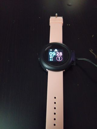 Reloj Marea Negro y Rosa