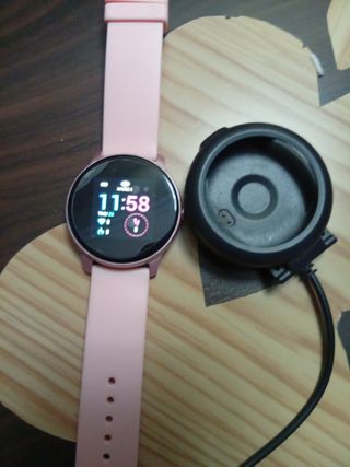 Reloj Marea Negro y Rosa