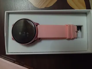 Reloj Marea Negro y Rosa